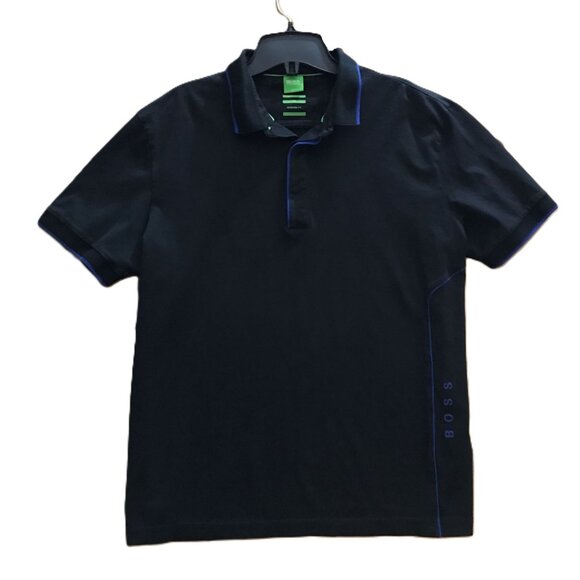 Hugo Boss Modern Fit Polo – Men’s Large – Black – 100% Authentic - Picture 1 of 8